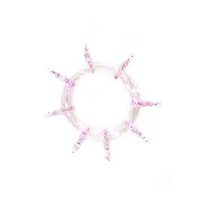 36 LED Pink Glitter Photo Clip String Light- Battery Operated