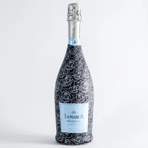 Beau Bottles Black and White Roses - La Marca Edition