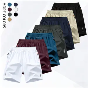 Men’s casual  Ultra-Lightweight Running Shorts - Quick Dry Breathable Thin Fabric for Summer Sports Solid Color Textured Wrinkle Resistant Reflective Strips Gym Sport Menswear #SummerVibes