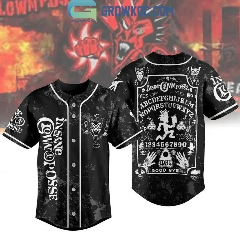 Ouija Inspired Baseball Jersey – Spooky Horror Fan Apparel