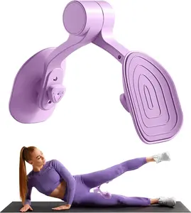 Thigh trainer and arm trainer, Inner Thigh Exerciser with Digital Display, 360° Rotation, Home Workout Equipment