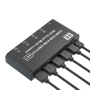 Split-screen synchronization all-in-one device, 4-in-1-out seamless switcher, 4-input-1-output split-screen device, 4-port synchronizer