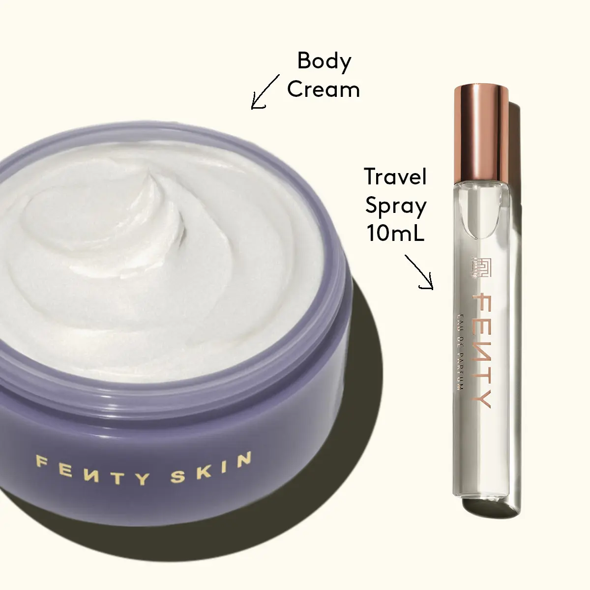 Travel Spray + Shimmering Body Cream