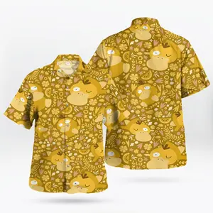 2026 Hot Hawaiian Shirt - Shorts Sets PKM [FREESHIP] Fresh Summer – Youthful – Bold with the Electric Type Hawaiian Shirt Men Women PKM Hawaiian Shirt Tropical Anime Aloha Shirt - A gift for all ages in your family this summer.