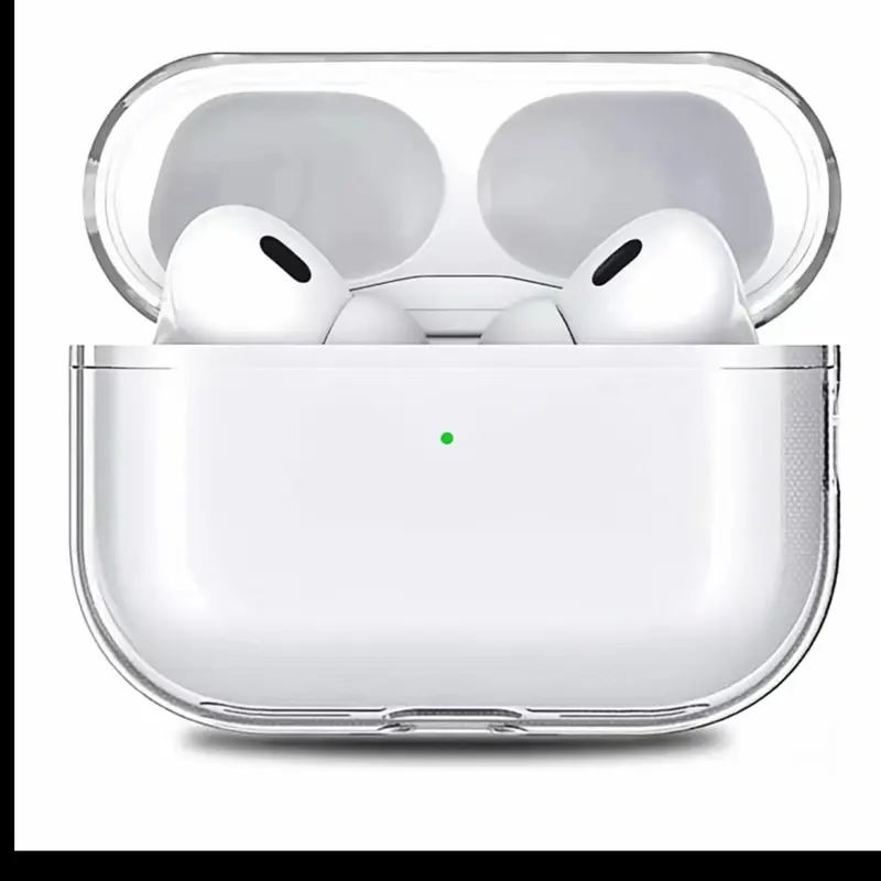 Soft TPU Transparent Automatic Secure Lock Case with Carabiner - Military-Grade Shockproof, Anti-Yellowing Cover Compatible with AirPods 2, 3, Pro - For Men, Women