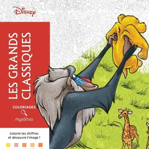 Disney Color by Numbers Coloring Book for Children and Adults - lionkingCover number Adult Activity Book Preschool Learning Book