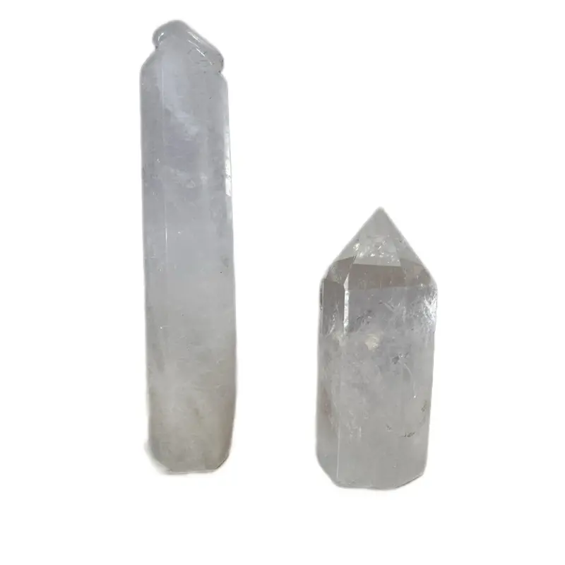 Clear Quartz Tower - 1 of 1 Ultra High-Quality Hand-Picked Crystal for Clarity Amplification & Spiritual Alignment Natural Specimen
