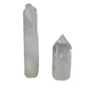 Clear Quartz Tower - 1 of 1 Ultra High-Quality Hand-Picked Crystal for Clarity Amplification & Spiritual Alignment Natural Specimen