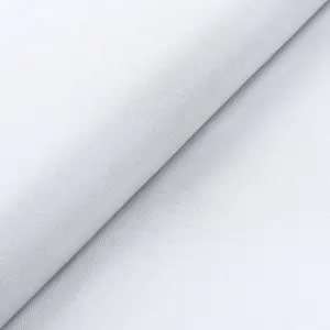 Premium Polyester White Fabric Bolt 54"x10 Yards, DIY Craft Fabric Roll for Upholstery, Curtains, and Event Decor