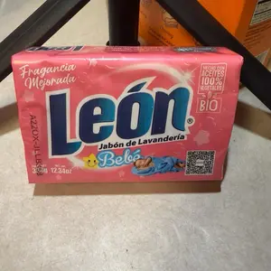 Leon Bebe Laundry Soap with Improved Fragrance 100% Vegetable Oils Bio 3.53oz