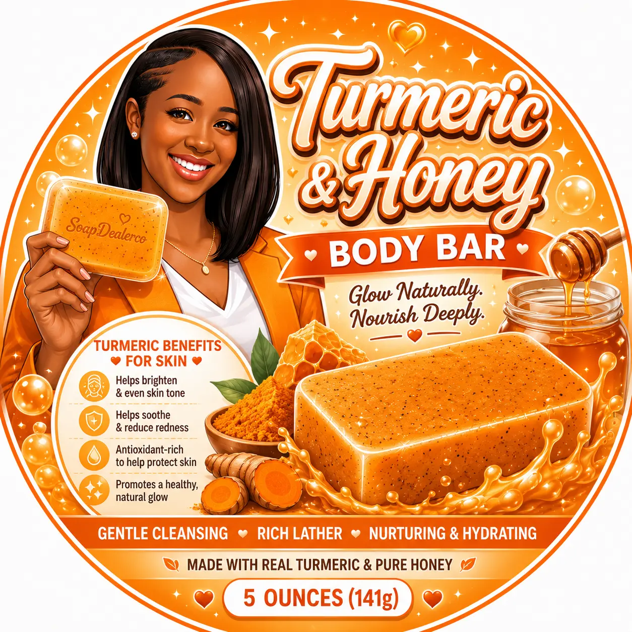 Turmeric & Honey Bar