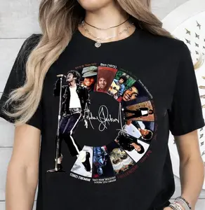 Michael Jackson Retro Graphic T-Shirt, King of Pop Vintage Tee, Trendy Unisex Custom Shirt, King Of Pop Michael Trendy Jackson Unisex