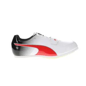 PUMA Mens Evospeed Long Jump 10 And Field Running Sneakers Shoes - White
