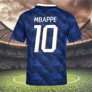 2006 France Mbappe No.10 Home Short Sleeve Soccer Jersey