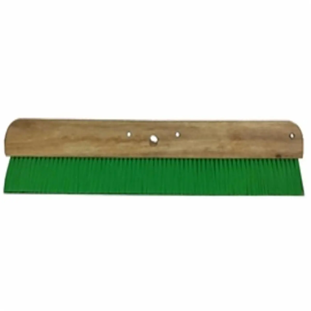 212 MAIN 24-in Concrete Nylon Brush Broom - Green Memory-Resistant Bristles, Trowel Design, Home Care Cleaning Supply for Wood Surfaces