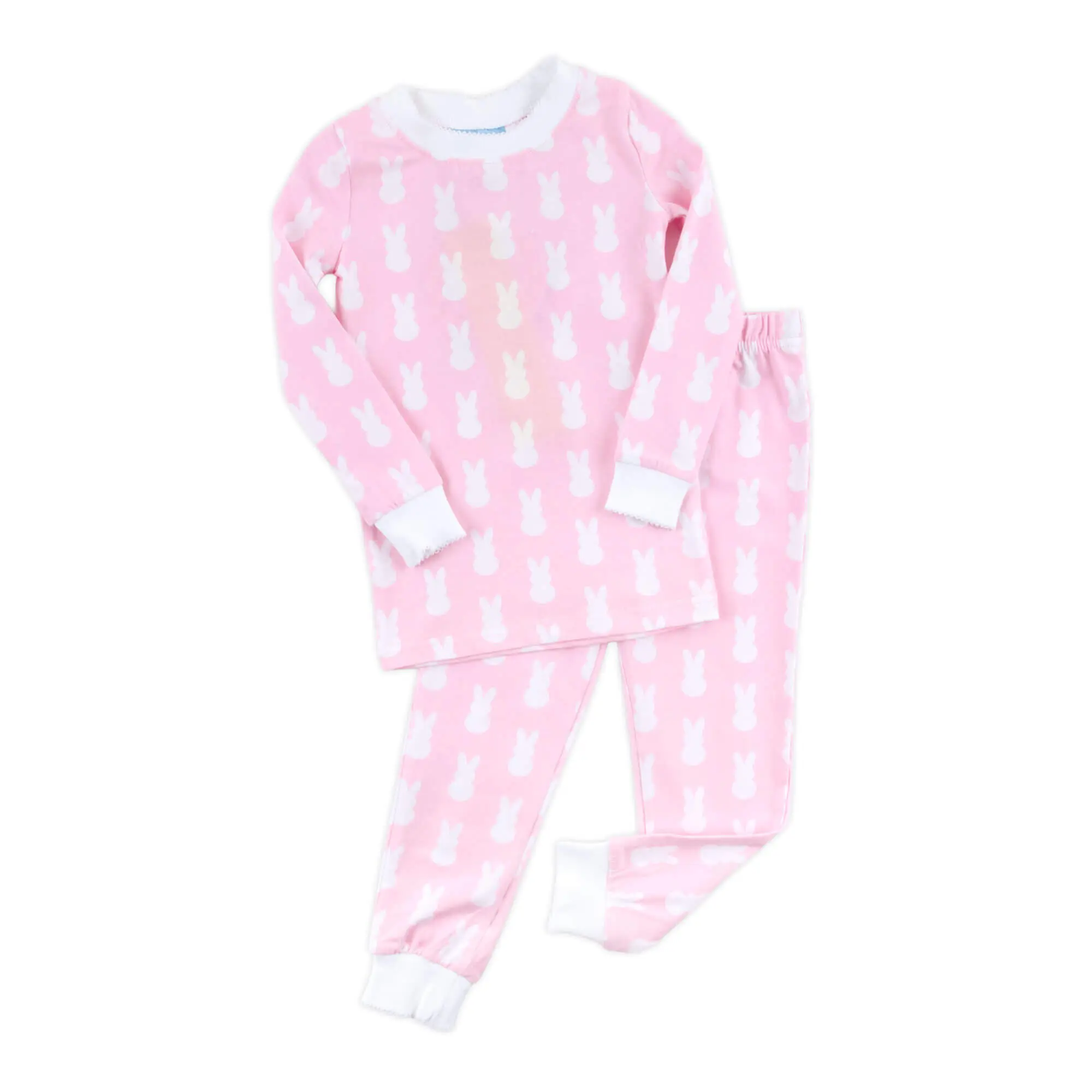 Bunny Peeps Pink Pajamas - Cute Easter PJ Set for Girls