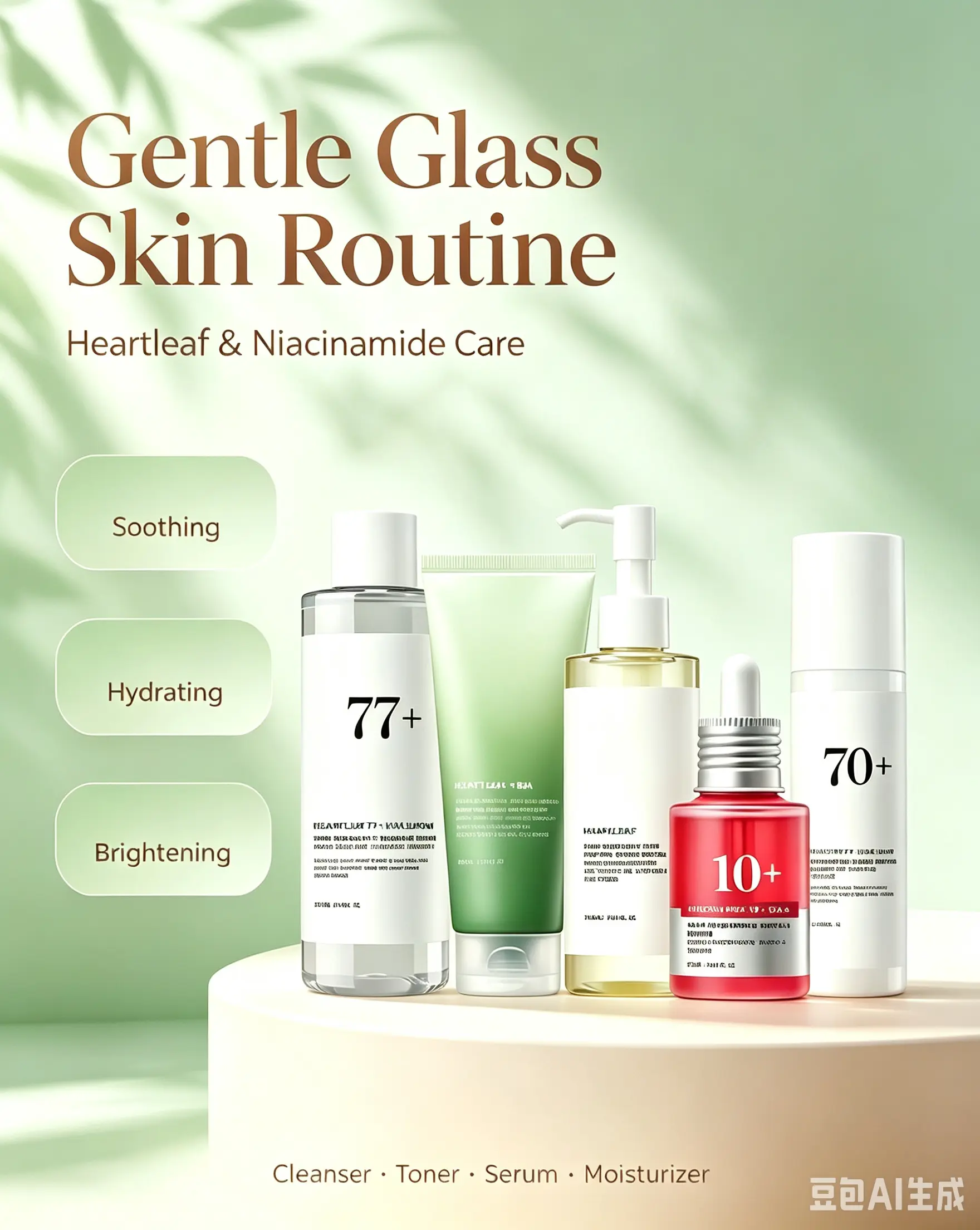 Korean Glass skin (Oil Cleanser +Deep Cleansing foam+Heartleaf Toner + Pink Serum+CalmingMoisturizer)|Suitablefor makeup,makeup, make uptools set[Copy of] Korean Glass skin (Oil Cleanser +Deep Cleansing foam+Heartleaf Toner + Pink Serum+CalmingMoisturizer