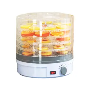 Compact Home Food Dehydrator Mini Dryer for Fruits Vegetables Nuts and Snack Drying Use