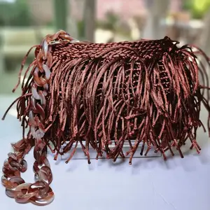 Chic Bronze Handmade Crochet Bag