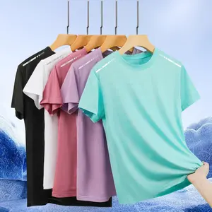 Men & Women's Short Sleeve T Shirts Workout Tops V-Neck UPF 50+ Sun Protection Moisture Wicking Quick Dry Polyester Fabric for Yoga Running Fitness Gym Hiking Fishing Vacation Work - Menswear, Slim Fit tiktokshopspringglowup