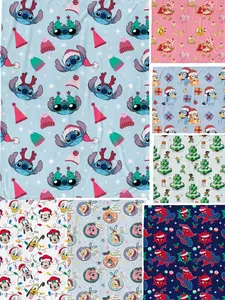 Jay Franco Holiday Christmas Winter Characters Throw Blankets Including Bluey, Spiderman, Lilo and Stitch, Minecraft, Winnie The Pooh, Strawberry Shortcake, Mickey Mouse