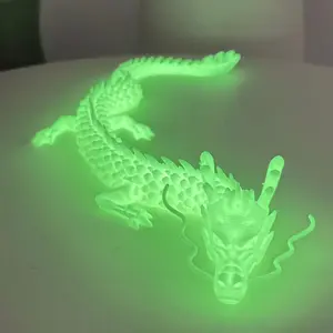 Halloween Creative 3D Printed Luminous Dragon, 1 Count Glow in The Dark Dragon, Desktop Decoration for Dragon Lover, Halloween & Christmas Gift, Ornaments