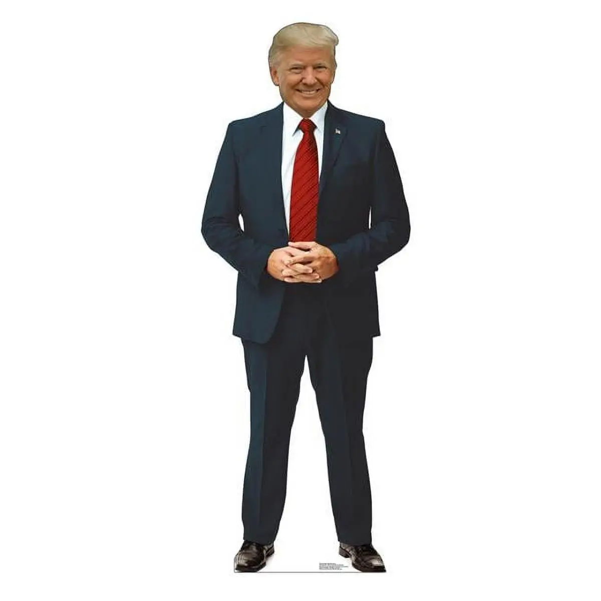 Donald Trump President Coroplast Cutout Sign, 74 in x 28.00 in Corrugated Plastic, Weatherproof Outdoor Home Decor Plaque for Soft Soil Display, Yard Display