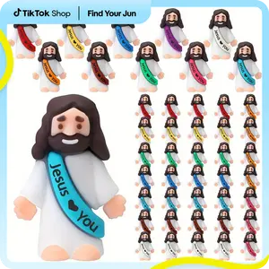 20/50 Pcs Mini Jesus Figures Little Jesus Figureswith Slogan Jesus love You for Hide and SeekIdeal for Easter Egg Stuffer and Religious Gifts Decor cozyvibes Egyptian Ankh Cross Ornaments Plastic