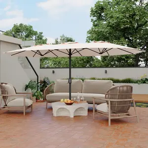 Stylish Outdoor Comfort Set - 4-Piece Patio Furniture Conversation Set with Loveseat - Modern Design for Yard, Lawn, Deck, Balcony - Durable and Weather-Resistant