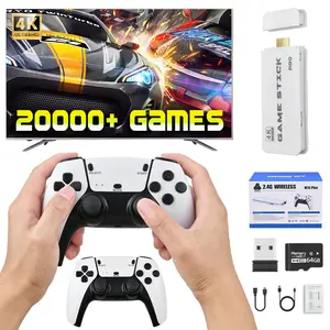 2026 New Model Mass Games Retro Game Console with 20000+ Built-in Games 19 Emulators 2 Wireless Controllers 4K Output & 64GB SD Card Perfect for Kids & Adults - Portable Gaming System,TikTokShopBlackFriday