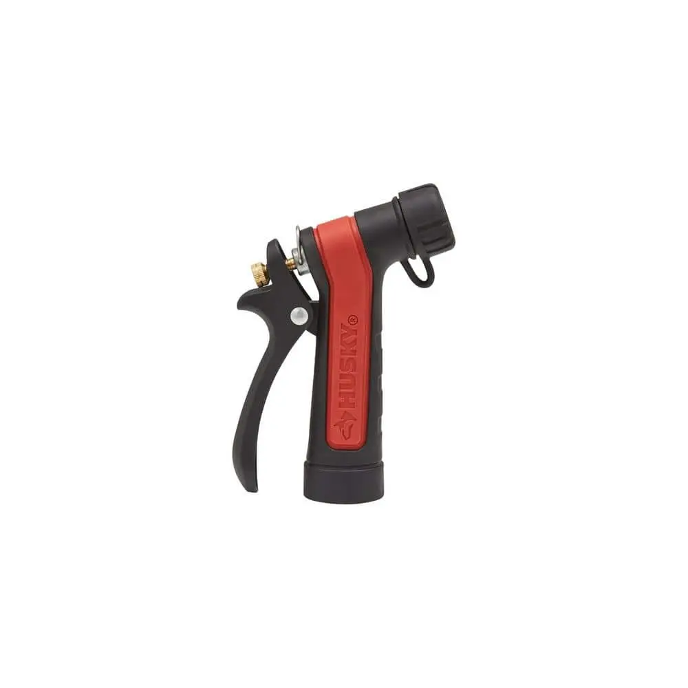 High-Pressure Heavy-Duty Hose Nozzle – 120 PSI Max, Pistol Grip with Threaded Front for Cleaning Tools, Fits Standard Garden Hoses