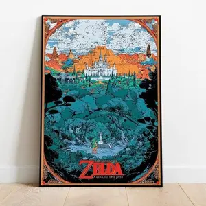 The Legend of Zelda Poster, The Legend of Zelda Print, TLoZ Home Decor.