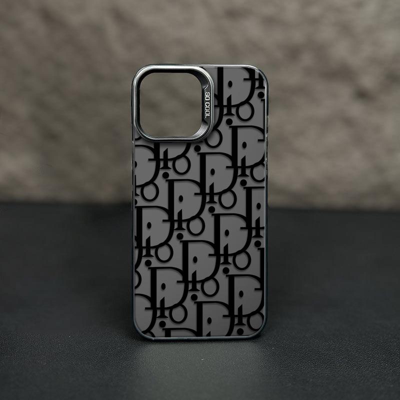 Sleek Modern Letter Pattern  Phone Case Durable Hard Acrylic Back Case With An Anti-Yellowing Coating, Made From High-Quality Designed For Reliable Drop Protection For Your Phone For iPhone 17.16.15.14.13.12.11.X.XS.XSMAX.XR.8.7