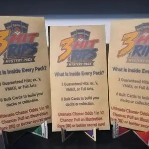 3 Hit Rips Mystery Pokémon Pack