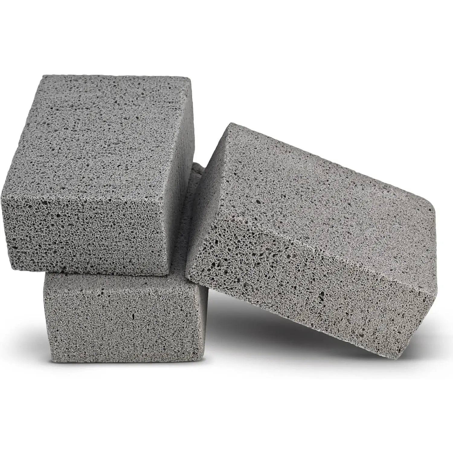 Grill Stone Cleaning Brick - Griddle Grills Cleaning Kit Block Pumice Stone for Removing Stains BBQ , 3 Count