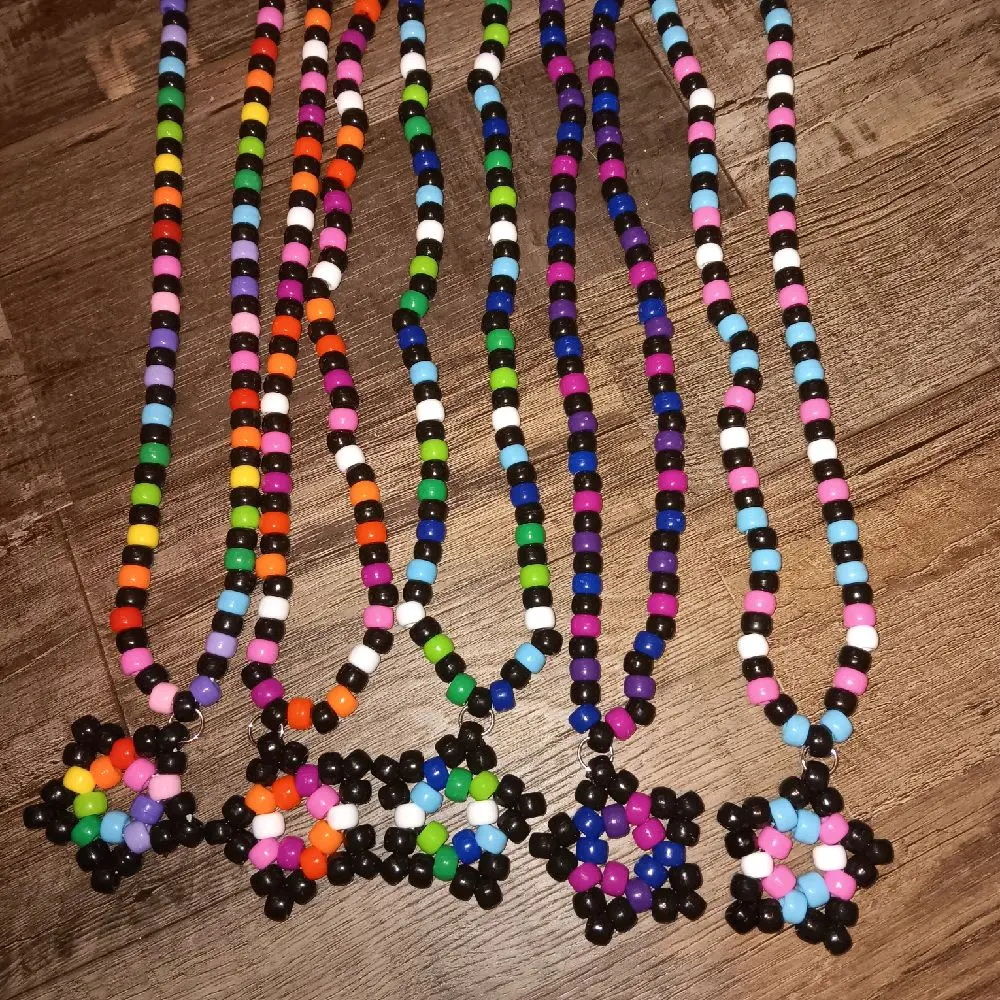 LGBT PRIDE KANDI NECKLACE