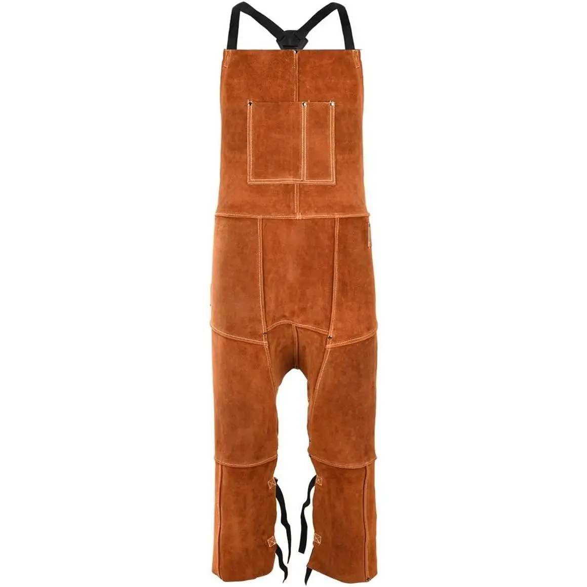 Leather Welding Apron Split Leg, Protective Chaps for Men