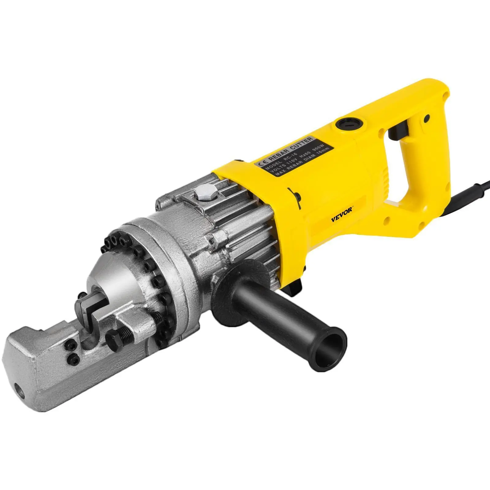 【SummerFinds】VEVOR Electric Rebar Cutter,  , 900W Portable Electric Hydraulic Rebar Cutter, Cutting up to 5/8 Inch #5 4-16mm Rebar within 3 Seconds,110V,with Easy to Carry Stainless Box