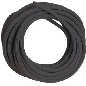 212 MAIN Vinyl Hollow Core Screen Spline, Model P-7602, 780 ft Length, 0.23 in Diameter, Black, for Sailing & Water Sports Equipment Maintenance