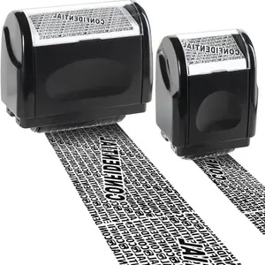 2026 Protect Yourself, 2-Pack Roller Stamp Privacy Protection – Address & Billing Info Blocker for Identity Theft Prevention, 100m Long-Lasting Ink Roll, Home & Office Mailing Essential, Kick off the New Year by putting yourself first Personal Information