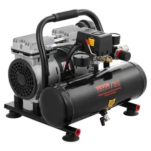 VEVOR Air Compressor Compact Portable Oil Free Compressor 1 Gallon 90PSI