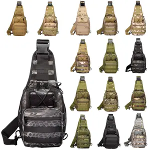 Tactical Sling Bag Crossbody Shoulder Backpack EDC Hiking Outdoor Durable Water-Resistant Fabric 30x15x5cm Lightweight Chest Pack for EDC Users Hikers & Outdoor Enthusiasts