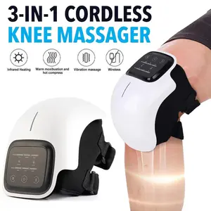 Knee massager, hot compress red light therapy three in one, wireless portable knee therapy equipment, thoughtful gifts from grandparents, preferred by fitness enthusiasts