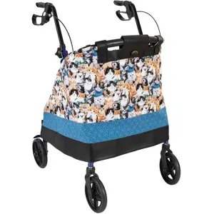 Adorable Kitties with blue lining rollator walker wrap *Shipping included