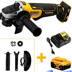 DEWALT DCG405NT 125mm Angle Grinder | Metal Cutting & Weld Grinding | 9,000 RPM | TSTAK Case tool