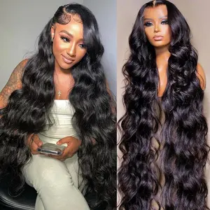 Bling Hair 13x6 13x4 Lace Frontal Wigs Human Hair Body Wave Wigs  Brazilian Body Wave Transparent Lace Frontal Wig For Women 180 Density Pre Plucked TikTokShop SummerVibes