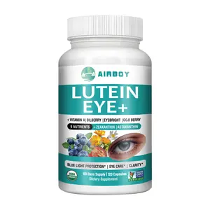 Airboy Healthcare Nutritional Dietary Capsules (120 Count) - Supports Eye Health, Macula & Retina Function - Rich in Vitamin A, Lutein, Zeaxanthin