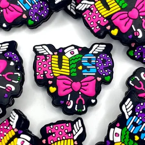 1pc Not All Angels Have Wings, Some Have Scrubs Silicone Focal Beads - Healthcare Craft Beading Diy Jewelry Making