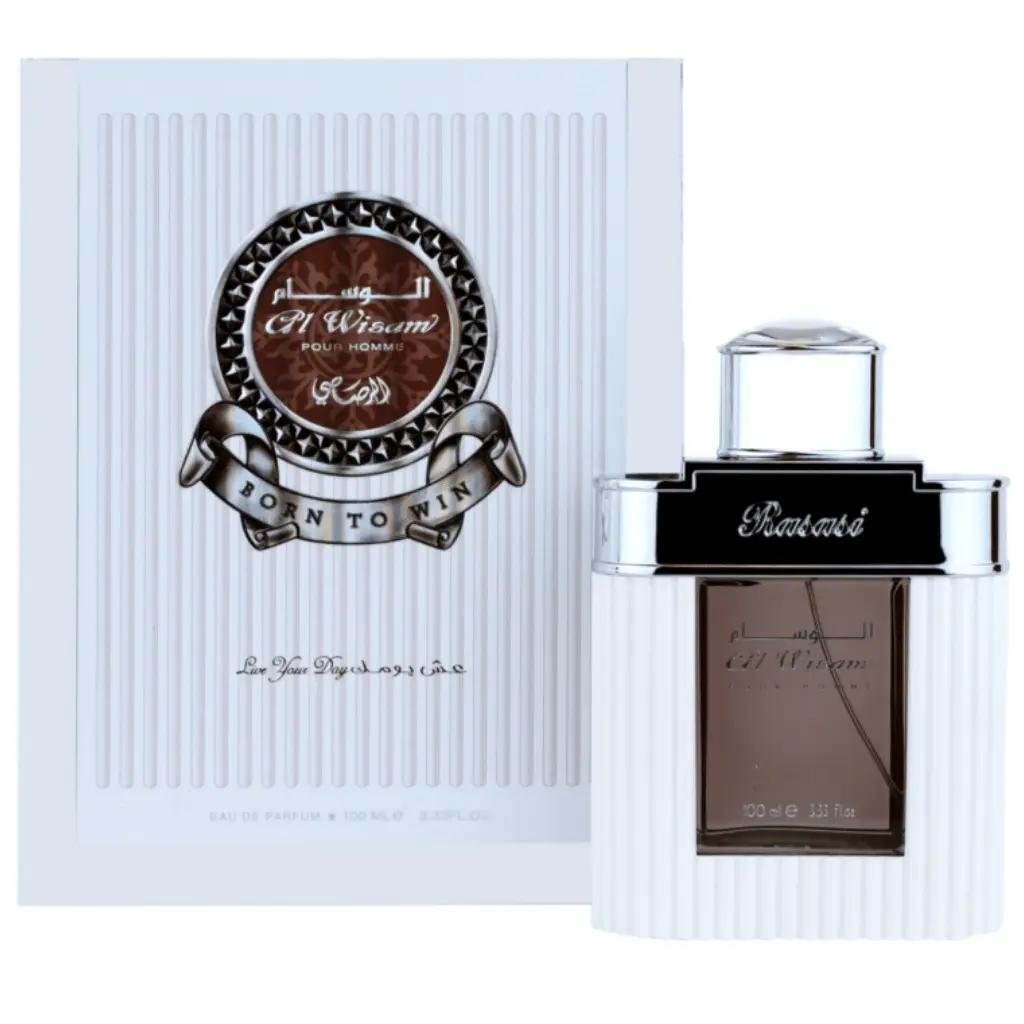 Rasasi Al Wisam Day EDP-100ml - 100ml Eau de Parfum - Original Fragrance with Natural Notes