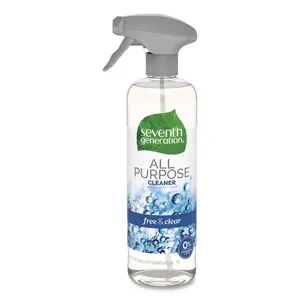 212 MAIN Seventh Generation 23oz Natural All-Purpose Spray Cleaner - Biobased, Free&Clear, Grease Removal Solution for Stainless Steel, Marble, Plastic Household Surfaces - Pack of 8